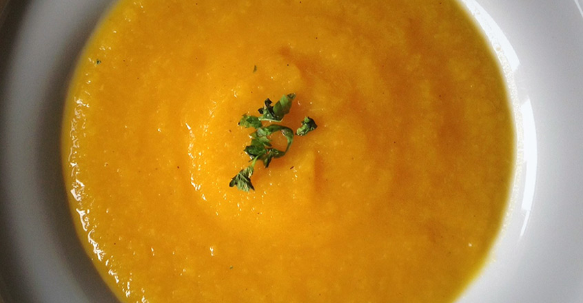 Roasted Pumpkin and Parsnip Soup